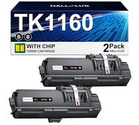 HALLOLUX TK1150 TK-1150 TK 1150 Tóner de Repuesto para Kyocera TK1150 TK-1150 para Kyocera ECOSYS P2235dn P2235dw P2235 M2735 M2135 M2635 M2735dw M21150 35dn M 2635dn (Negro, Pack de 2 TK1150 TK-1150
