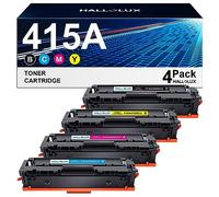 HALLOLUX Tóner 415A W2030A Compatible con HP 415A 415X W2030X para HP Color Laserjet Pro MFP M479fdw M454dw M479fnw M479dw M479fdn M454dn M479 M454 W2031A W20322 A W203 3A W2031X W2032X W2033X