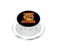 Halloqueens Are Born In October Halloween Queen Birthday PopSockets PopGrip para MagSafe