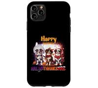 HalloThanksMas Australian Shepherd Spooky Thankful Merry Carcasa para iPhone 11 Pro MAX