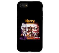 HalloThanksMas Australian Shepherd Spooky Thankful Merry Carcasa para iPhone SE (2020) / 7/8