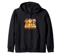 Hallothanksmas Highland Cow Trio Halloween Thanksgiving Sudadera con Capucha