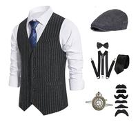 Halloween 1920s Accesorios De Vestuario Para Hombres Roaring 20s