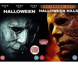 Halloween 2 Movie Collection DVD - Halloween, Halloween Kills Extended Cut - Halloween 2 Films Set DVD