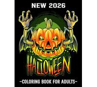 Halloween 2026 New Coloring Book For Adults