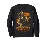 Halloween 250 Aniversario Abraham Lincoln Halloween Manga Larga