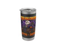 Halloween 250 Aniversario Monster Truck Halloween Vaso térmico de acero inoxidable de doble pared