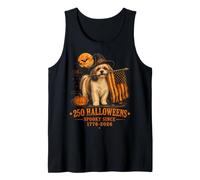 Halloween 250 Aniversario Shih Tzu Amante de los Perros Halloween Camiseta sin Mangas