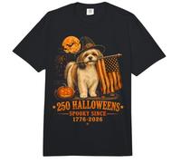 Halloween 250 Aniversario Shih Tzu Amante de los Perros Halloween Comfort Colors Adult Heavyweight T-Shirt