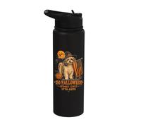Halloween 250 Aniversario Shih Tzu Amante de los Perros Halloween Stainless Steel Insulated Water Bottle