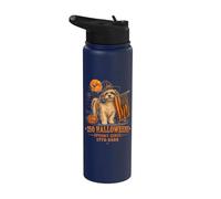 Halloween 250 Aniversario Shih Tzu Amante de los Perros Halloween Stainless Steel Insulated Water Bottle