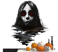Halloween 3D Ghost Wall Clings Removable Decor, 35.4 x 11.8in