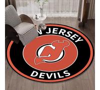 Halloween 3D Rug - Halloween Optical Illusion Rugs, 140*140cm Decorative Rug with Depth Pattern Theme-Ghost Skeleton Pumpkin Patterns Soft & Durable Fabric Gift for Halloween Fans & Home Parties (G)