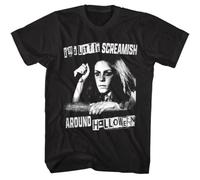 Halloween A Little Screamish Men's T Shirt Laurie Strode Jamie Lee Curtis BlackXL