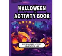 Halloween Activity Book: 102 Pages | Ages 6 and Up | Mazes, Word Searches, Tracing and Shadow Matching