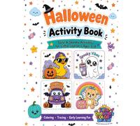 Halloween Activity Book: Cute & Spooky Activities for Little Learners Ages 3-8