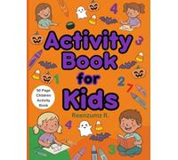 Halloween - Activity Book for Kids: 50 Single Sided Page Activity Book for Kids-Halloween Themed Mazes, Word Search, Alphabet, Counting, Matching ... the Drawing (Holiday Activity Books for Kids)
