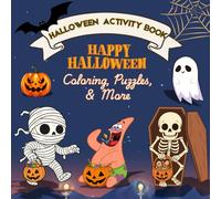 Halloween Activity Book for Kids Ages 4-8: Fun Coloring Pages, Mazes, Puzzles, and Spooky Word Searches