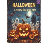 Halloween Activity Book for Kids Ages 5+, Coloring Book, Word Search, Find the Differences and More!