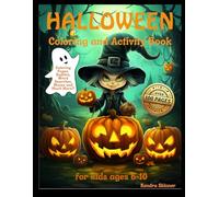 Halloween Activity Book for Kids Ages 6-10:: Fun Puzzles, Coloring Pages, Mazes, Sudoku, Word Games, and More! Great gift! (Children's Coloring & Activity Books)