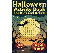 Halloween Activity Book For Kids And Adults With 90+ Fun Variety Puzzles Like Themed Crossword Puzzle And Word Searches: Spooky Puzzle Book Having ... Activity Puzzle Books for Kids and Adults)