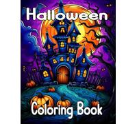 Halloween Adult Coloring Book: New Large Print Happy Halloween Coloring Book of Amazing Designs For Adults.