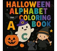 Halloween Alphabet Coloring Book
