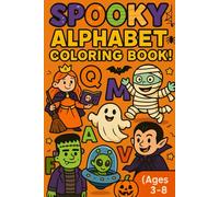 Halloween Alphabet Coloring Book for Kids