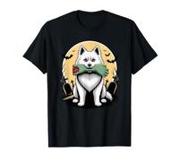 Halloween American Eskimo Dog Perro Esquimal Americano Camiseta