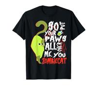 Halloween, Así que pon tus patas sobre mí, Gato Zombi Camiseta