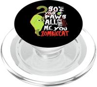 Halloween, Así que pon tus patas sobre mí, Gato Zombi PopSockets PopGrip para MagSafe