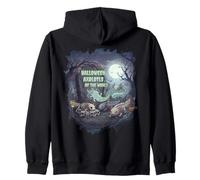 Halloween Axolotl Esqueleto Fantasma Espeluznante Vida Silvestre Sudadera con Capucha