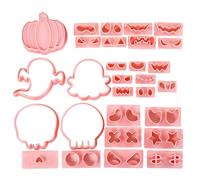 Halloween Baking Supplies, 30 piezas de Halloween Stamps and Decorating Tools Set, Safe Bake Gadgets for Kids, Fall Parties, Birthday, Kitchen Fun, Home Christmas Treats, Holiday Cookie Crafting