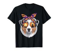 Halloween Bandana Australian Shepherd Aussie Dog Camiseta