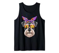 Halloween Bandana Standard Schnauzer Camiseta sin Mangas