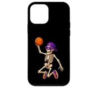 Halloween Basketball Skeleton Teens Spooky Basketball Player Carcasa para iPhone 12 Mini