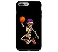 Halloween Basketball Skeleton Teens Spooky Basketball Player Carcasa para iPhone 7 Plus/8 Plus