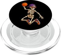 Halloween Basketball Skeleton Teens Spooky Basketball Player PopSockets PopGrip para MagSafe