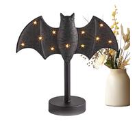 Halloween Bat Wall Candeler - Decoración De Murciélagos Góticos | Accesorio De Sospecho LED LED Halloween Nightsand, Candelabro Decorativo Para La Mesa Del Patio Del Otoño Patio Escritorio De La Ofici