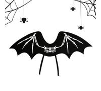 Halloween Bat Wings - Esqueleto Pattern Party Favor, Accesorio De Disfraz No Tejido | Vampire Cosplay Prop, Outfit Del Festival Tema, Performance Dress Up Decoration Para Masquerades Carnival