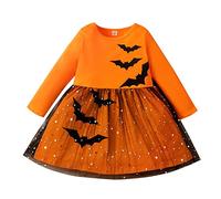Halloween Bebe NiñA PequeñO Faldas De Encaje Con Lazo Mono Ropa Recien Mi Primer Traje Bebé Sombrero Disfraz Nacido