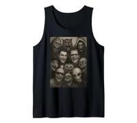 Halloween Bigfoot Alien Drácula Frankenstein Monster Selfie Camiseta sin Mangas