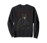 Halloween Black Cat Ops On The Prowl - Gato Negro para Mujer Sudadera