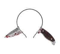 Halloween Bloody Headband - Horror Costume Headwear, Funny Bloody Headband Costume Accessory | Horror Party Headwear for Cosplay, Theater, Movie Dress Up, School Play, Stage Performance, PhotoShoot