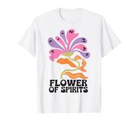 Halloween Boho Flower of Spirits Ghostly Blooms Camiseta