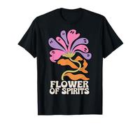 Halloween Boho Flower of Spirits Ghostly Blooms Camiseta