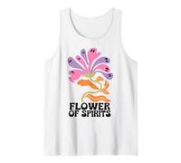 Halloween Boho Flower of Spirits Ghostly Blooms Camiseta sin Mangas
