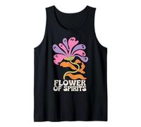 Halloween Boho Flower of Spirits Ghostly Blooms Camiseta sin Mangas