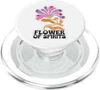 Halloween Boho Flower of Spirits Ghostly Blooms PopSockets PopGrip para MagSafe