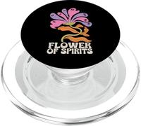 Halloween Boho Flower of Spirits Ghostly Blooms PopSockets PopGrip para MagSafe